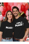 Double Matching Set 1 Men's Model Valentine's Day Printed Relaxed Fit T-shirt