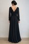 Evening Dress with a Ruffle Detail on the Side and Back - 5
