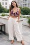 Women's Colorful Bustier Crop Halter Top