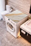 Washing Machine Dryer Cover Protection Pad Mat Non-Slip Washable