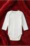 Unisex Baby Girl & Boy Bodysuit 100% Cotton Long Sleeve Bodysuit Set - White - 6