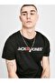 Men's Logo Printed Crew Neck Short Sleeve T-Shirt - Corp - 3