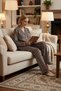 Women's Shirt Collar Standard Sleeve Regular Fit Striped Pajama Set Functional Stylish 100% Cotton - 4