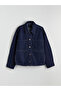 Lcw Vision Indigo Shirt Collar Oversized Women Jean Jacket S6Ip97Z8 - 6