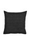 Throw Pillow Cover Two Pieces 65X65 cm Zippered Pillow Cushion Cover Inner Not Included Black Color