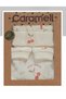 İncibaby 100% Cotton Sweet Cherry Baby Girl Set of 3 (Hat, Bib, Gloves) New Season 2026 - 5