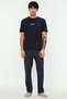 Men's Crew Neck Standard Sleeve Striped Pajama Set Regular Fit Functional Durable - 3
