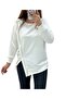 Sweatshirt with Zipper Detail - 2