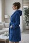 Hooded Women's Wellsoft Bathrobe - Dressing Gown - 2