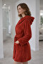 Hooded Women's Wellsoft Bathrobe - Dressing Gown - 2