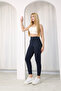 Women's Navy Blue High Waist Jogger Sweatpants