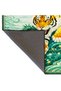 Mosso Turquoise Theme Tiger in the Forest Pattern Woven Base Modern Decorative Carpet Mosso2157 - 3