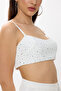 Taş Detaylı Askılı Crop Top - 2