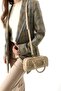 Women's Single Compartment Classic Model Hand and Shoulder Crossbody Bag 704