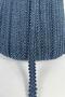 Light Navy Blue Ram Horn Ribbon – Decorative Border Trim and Handcrafted Accessory (3 Meters)