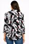 Women’s Printed Long Sleeve Button-Down Shirt – Soft Woven Polyester Top - 2