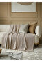 Cotton Multi-Purpose Sofa Cover 180X300 cm – Soft Textured, Modern Striped - 2