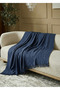 Cotton Multi-Purpose Sofa Cover 170X200 cm – Soft Textured, Modern Striped - 3