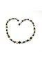 Certified Natural Stone Baby Necklace Howlite Turquoise Calcite Hematite Amazonite Amber - 38 cm - 7