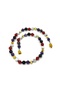 Certified Natural Stone Baby Necklace Amethyst Obsidian Agate Howlite Amber - 38 cm - 4