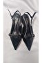 Stripe Patent Leather Flat Sole Women's Ballerinas - 4