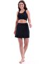 Women's Shorts Skirted Badi Bikini Set (Badi Underwear Part Sewn, Chest Pad Available) - 5