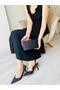 Saten Evening Dress Shoes Bag Combination 8 cm Heel Height - 2