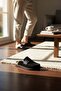 2235 Inner and Outer Genuine Suede Leather Full Orthopedic Top Quality Home, Office, Guest, Groom and Bride Dowry Slippers - 4