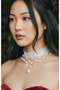 Zet Style Nocturne Collection “Nocturne Velaria – the Veil of Night” Lace Choker Gothic Necklace - 5