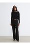 Lcw Vision Black Standard Fit Wide Leg Women's Trousers W5Nl38Z8