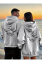 Double Matching Set 1 Men's Model Valentine's Day Printed Relaxed Fit T-shirt