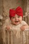 3-Piece Baby Girl Stylish Hair Band with Bow/Baby Girl Bandana/Baby Girl Hair Band/0-12 Months Hair Band - 3