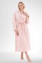 Mecit 6318 Powder Plus Size Women's Robe Pajamas Nightgown Set - 3