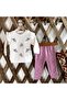 Baby Girl Set 2-Piece - Bird Embroidered - 3