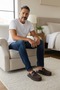 2235 Inner and Outer Genuine Suede Leather Full Orthopedic Top Quality Home, Office, Guest, Groom and Bride Dowry Slippers - 7