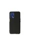 Oppo A16 Compatible Black Velvet Phone Case with Inside Velvet