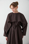 Cape Detail Dress 32-2604 - 5