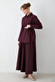 Poplin Suit with Belted Skirt 32-2603 - 3