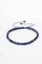 Certified Lapis Lazuli-Sodalite Natural Stone Macrame Bracelet Odt224 - 6