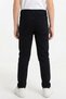 Gabardine Zippered Pocket Boys' Trousers M00790 Black - 4