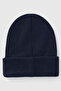Yellow Men's Ej_Wool and Viscose Blend Logo Embroidered Beanie Hat Model Code: (126Wca00X66U) - 2