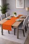 Velvet Textured Orange Color Ada Series Runner 40 X 140 cm