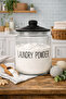 3.8 L Glass Storage Jar – Laundry Detergent and Kitchen Organizer - 2