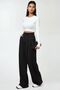 High Waist Lycra Velcro Closure Crepe Palazzo Trousers - 3