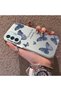 Samsung Galaxy M15 Compatible Hard Acrylic Back Silicone Edge Lens Protection Butterfly Case - 3