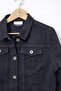 Long Denim Coat with Detailled Slit Bags and Flap Pockets - 3