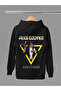 Alice Cooper Printed Cotton Long Sleeve Fleece-Lined 3-Ply Hooded Rock Sweatshirt