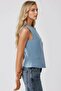 Button Detailed Sleeveless Crew Neck Vest - 5