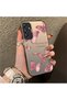 Samsung Galaxy A24 Compatible Hard Acrylic Back Silicone Edge Lens Protection Butterfly Case - 2