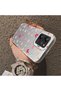 Xiaomi Redmi 12 4G/5G Compatible Hard Acrylic Back Silicone Edge Lens Protection Butterfly Case - 5